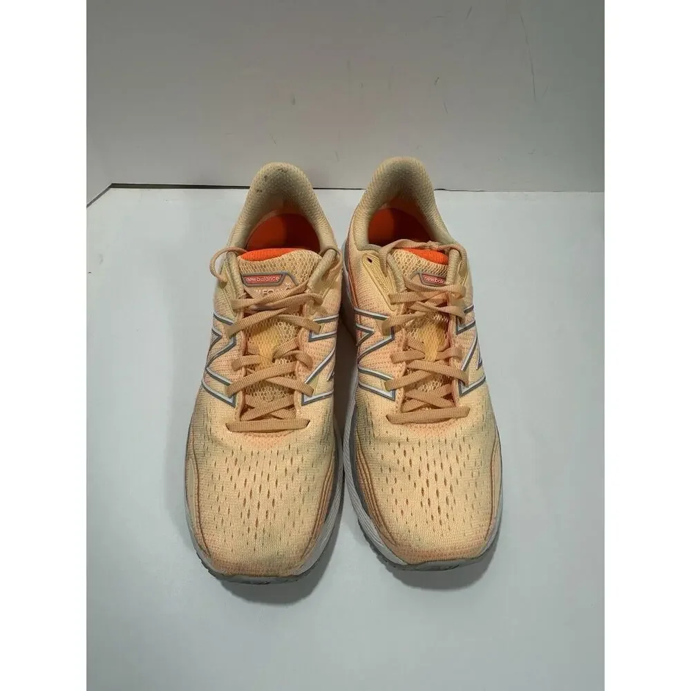 New Balance Fresh Foam 860v12 Womens 10 Shoes Road‎ Running Trainer Orange White